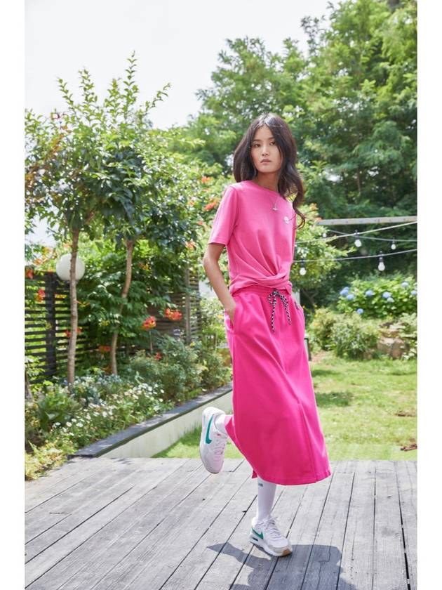 Recycled Maxi Skirt Pink - THE GREEN LAB - BALAAN 5