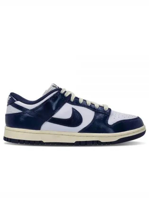 Dunk Low Top Sneakers Vintage Navy White - NIKE - BALAAN 2