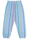 Striped kids sweatpants 2363012260 BLUE - MINI RODINI - BALAAN 2