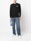 Monochrome Fox Head Patch Classic Sweatshirt Black - MAISON KITSUNE - BALAAN 4