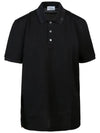 Classic Cotton Polo Shirt Black - SALVATORE FERRAGAMO - BALAAN 1