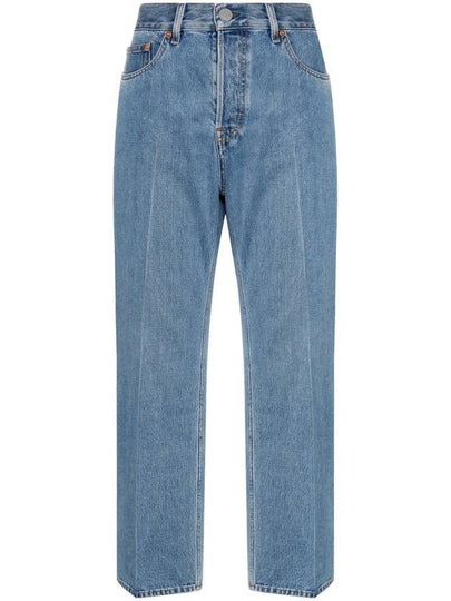 Low Waist Cropped Jean Blue - GUCCI - BALAAN 2