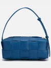 Brick Cassette Intrecciato Small Shoulder Bag Blue - BOTTEGA VENETA - BALAAN 5