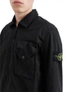 Supima Cotton Twill Stretch-TC Jacket Black - STONE ISLAND - BALAAN 5