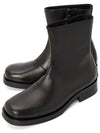 Camion Black Leather Zipper Ankle Boots - OUR LEGACY - BALAAN 2