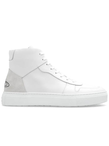 Vivienne Westwood ‘Classic Trainer’ High-top Sneakers, Women's, White - VIVIENNE WESTWOOD - BALAAN 1