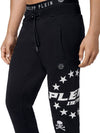 Logo Star Skull Print Cotton Track Pants Black - PHILIPP PLEIN - BALAAN 2