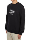 Rufus Embroidery Logo Sweatshirt Black - A.P.C. - BALAAN 3