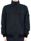 Garment Dyed Crinkle Reps R-Nylon Jacket Blue - STONE ISLAND - BALAAN 2