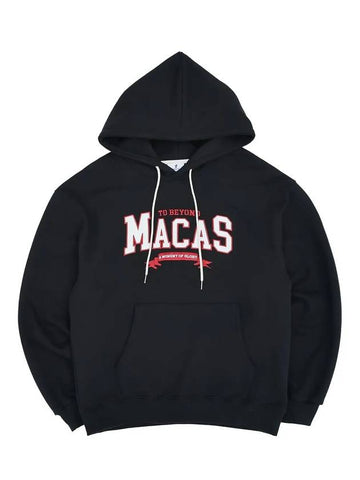 Macas Logo Hoodie Black - MACASITE - BALAAN 1