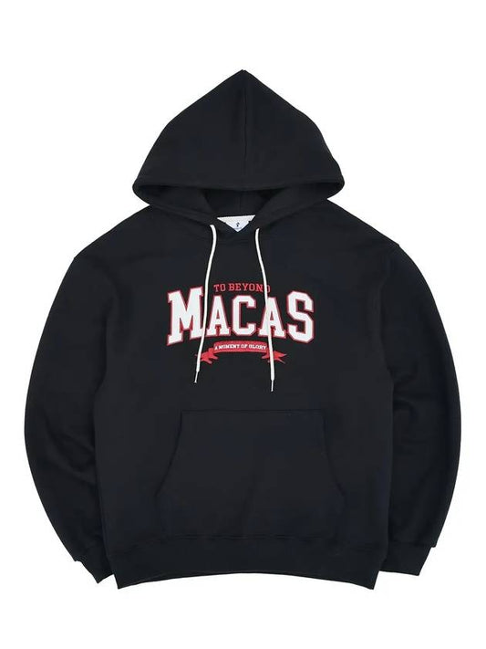 Macas Logo Hoodie Black - MACASITE - BALAAN 2