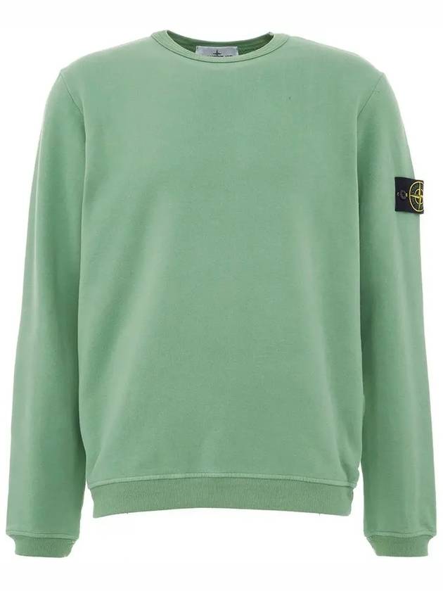 Waffen Patch Crew Neck Sweatshirt Sage Green - STONE ISLAND - BALAAN 3