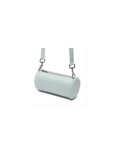 Intrecciato Barrel Leather Cross Bag Mint - BOTTEGA VENETA - BALAAN 2