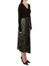 Women's Leo and Kia Long Dress Black Khaki - ALLSAINTS - BALAAN 5