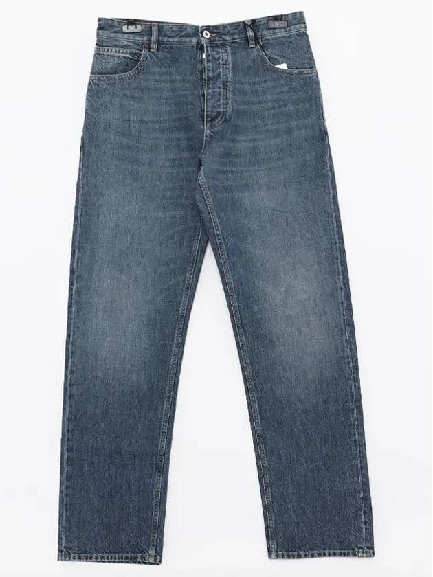 Straight Fit Denim Jeans Blue - BOTTEGA VENETA - BALAAN 4