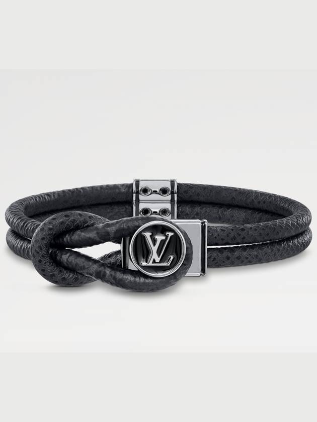 Loop It Monogram Bracelet Black - LOUIS VUITTON - BALAAN 2