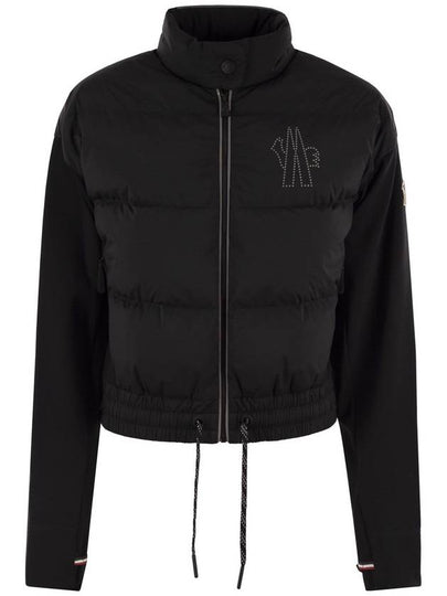 Grenoble Padded Zip-Up Sweatshirt Black - MONCLER - BALAAN 2