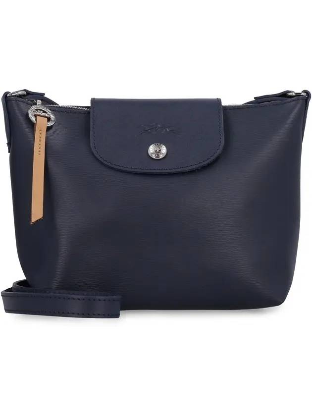 Le Pliage City Shoulder Bag Navy - LONGCHAMP - BALAAN 1