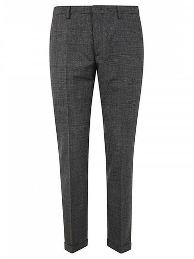 Wool Straight Slacks Black - PAUL SMITH - BALAAN 1