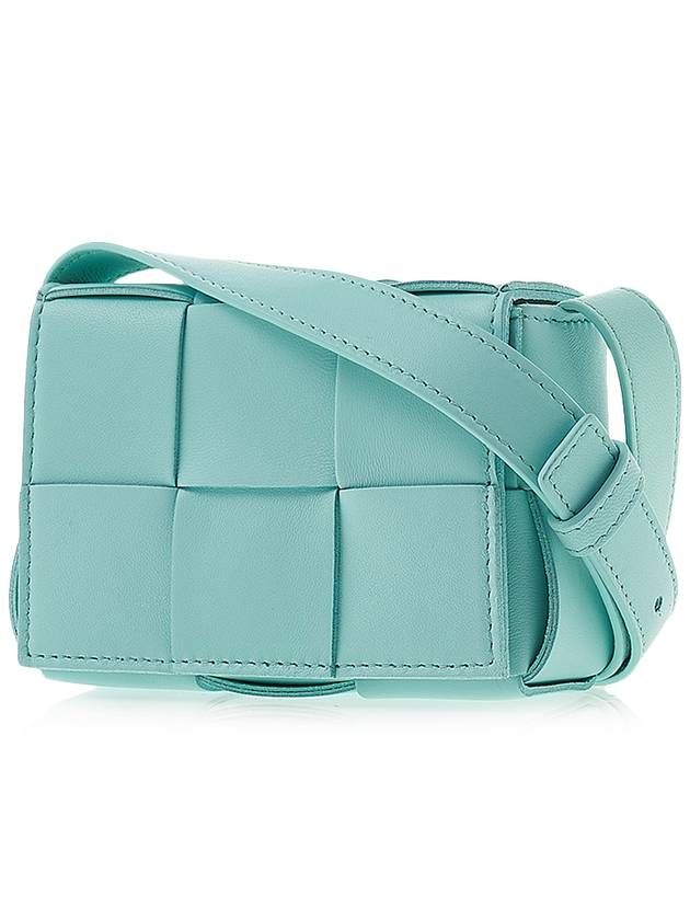 Intrecciato Cassette Small Cross Bag Celadon - BOTTEGA VENETA - BALAAN 3