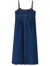 Malibu Denim Long Dress Stonewash Indigo - A.P.C. - BALAAN 2