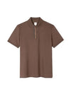 Signature Stripe Trim Polo Shirt Brown - PAUL SMITH - BALAAN 2