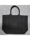 Women's Yenky Flocked Logo Tote Bag Black - ISABEL MARANT - BALAAN 4