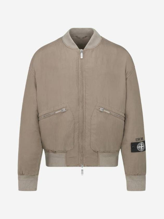 x Stone Island Bomber Jacket Brown - DIOR - BALAAN 1