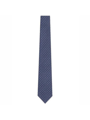 Monogram Classic Tie Blue - LOUIS VUITTON - BALAAN 1