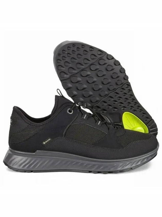 Exostride Low Top Sneakers Black - ECCO - BALAAN 2