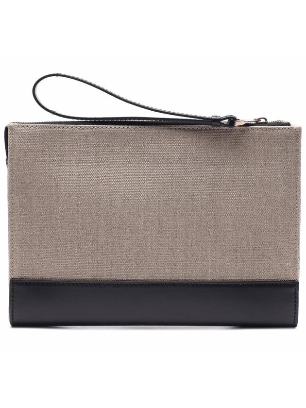 Sense Zipper Clutch Bag Beige Black - CHLOE - BALAAN 5