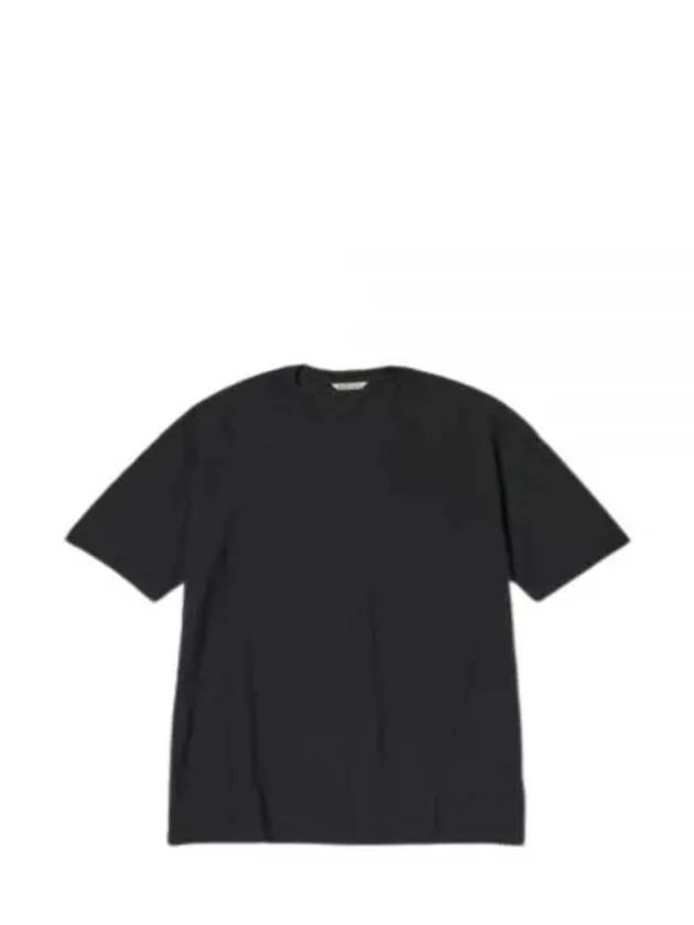 SEAMLESS CREW NECK TEE BLACK A00T01ST short sleeve t shirt - AURALEE - BALAAN 1