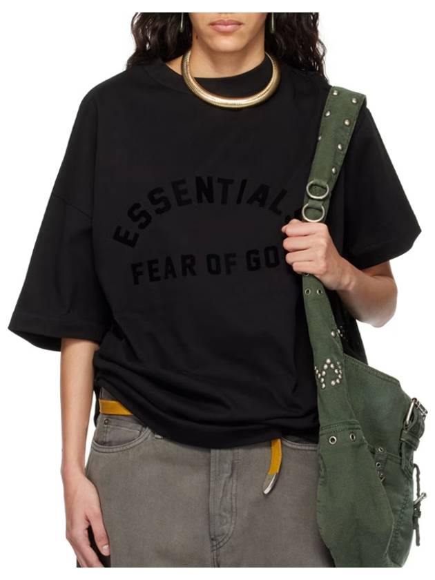 Bonding logo short sleeve t-shirt 125SP242004F - FEAR OF GOD ESSENTIALS - BALAAN 4