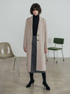 Hidden Button Overfit Wool Single Coat Ivory - HARDCORE HAPPINESS - BALAAN 2