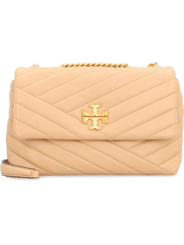 Kira Chevron Convertible Strap Small Shoulder Bag Desert Dune - TORY BURCH - BALAAN 3