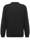 Diagonal Brushed Sweatshirt Black - CP COMPANY - BALAAN 4