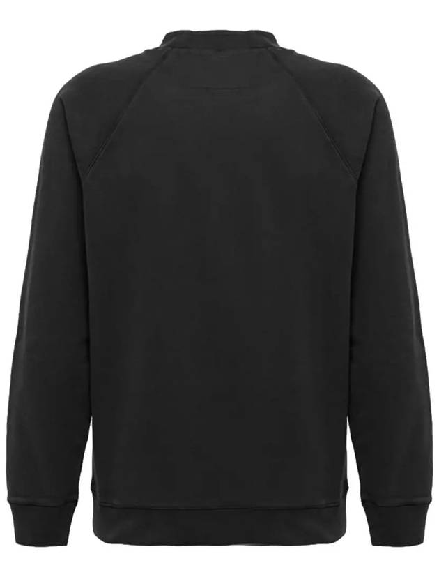 Diagonal Brushed Sweatshirt Black - CP COMPANY - BALAAN 4