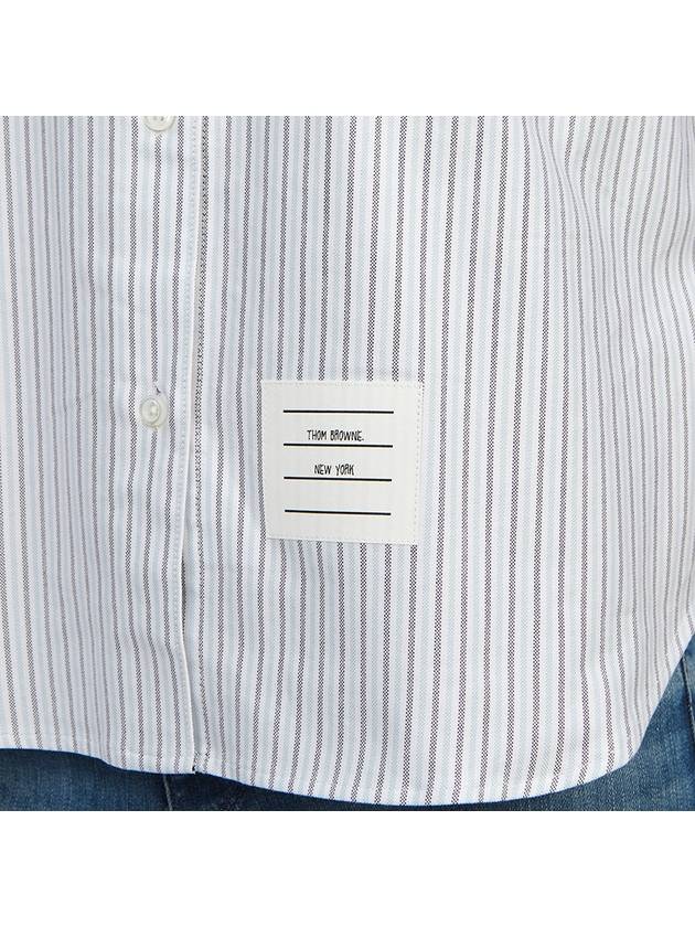 Shirt FLL166CF0510 460 MEDIUM BLUE - THOM BROWNE - BALAAN 11