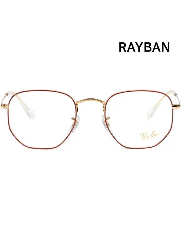 Glasses frame RB6448 3106 light glasses hexagon polygon retro - RAY-BAN - BALAAN 3