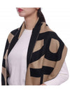 Logo Archive Scarf Brown - BURBERRY - BALAAN 4