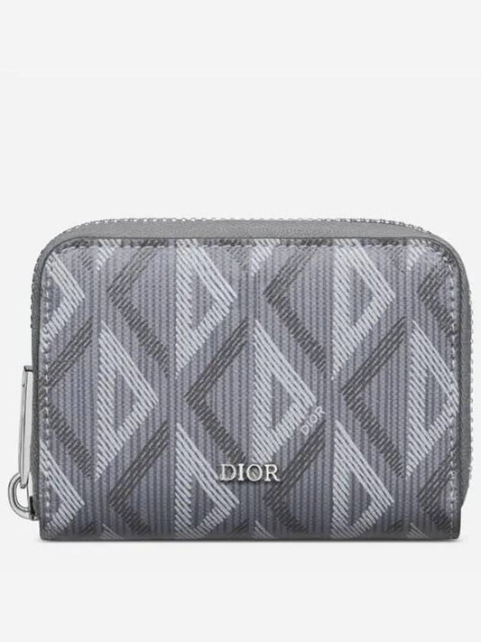 Wallet 2ESBC316DCO 42E CD Diamond Canvas Zipper Card - DIOR - BALAAN 2