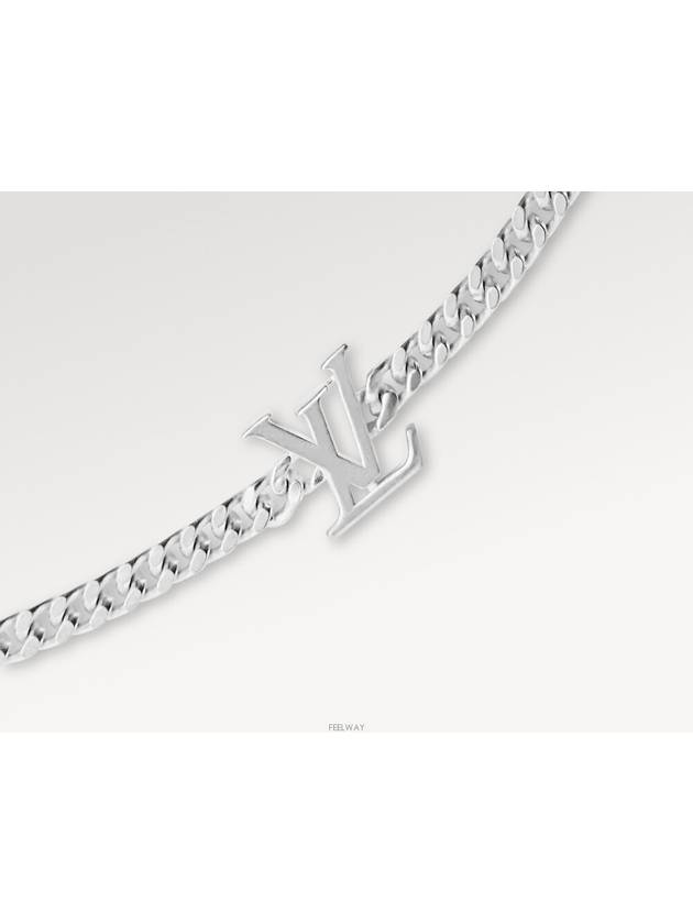 LV Spike Charms Necklace Silver - LOUIS VUITTON - BALAAN 3