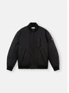 Compass Wappen Logo Twill Padding Bomber Jacket Black - STONE ISLAND - BALAAN 2