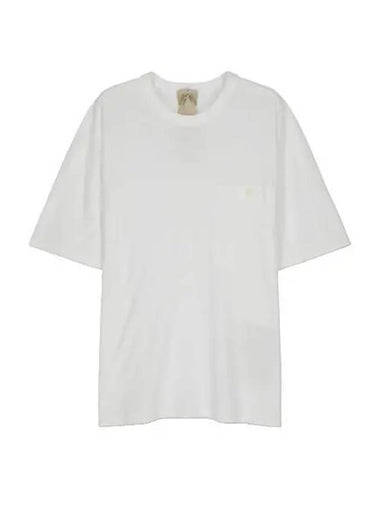 Chest pocket short sleeve t shirt white - TEN C - BALAAN 1