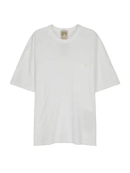 Chest pocket short sleeve t shirt white - TEN C - BALAAN 1