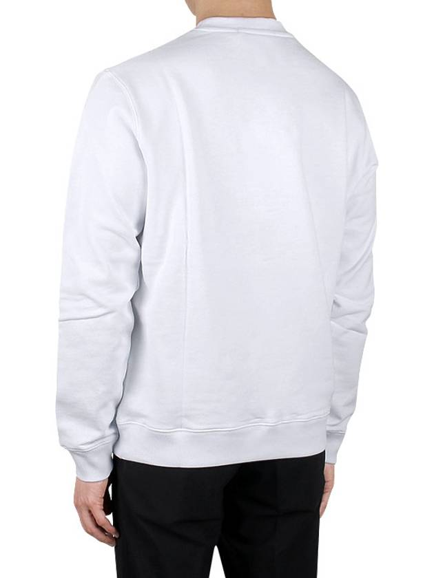 Box Logo Cotton Sweatshirt White - MSGM - BALAAN 5