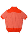 Striped Orange Collar Knit E2641 - MALO - BALAAN 3