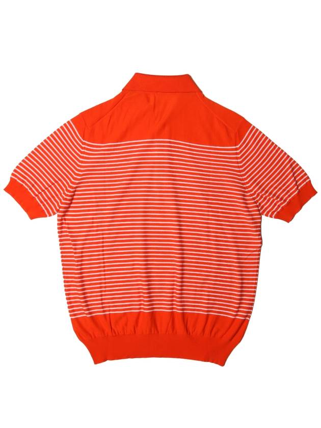 Striped Orange Collar Knit E2641 - MALO - BALAAN 3