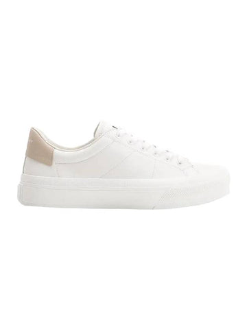 G4 Logo Leather Low-Top Sneakers White - GIVENCHY - BALAAN 1