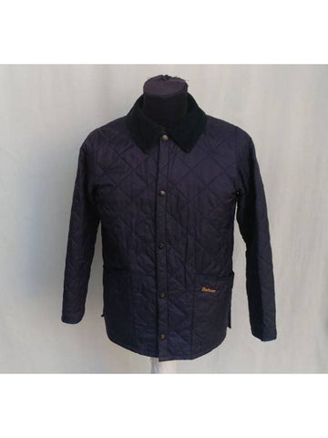 Women s Liddesdale Boys Quilted Snap Jacket Navy Blue Padded CQU0047 NY91 - BARBOUR - BALAAN 1